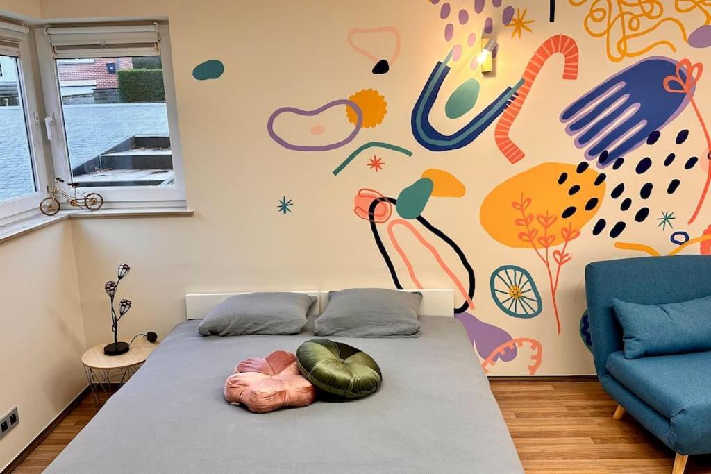 La Fresque D'Heloise - Appartement 1 Chambre 2 Lits Doubles Peruwelz Экстерьер фото